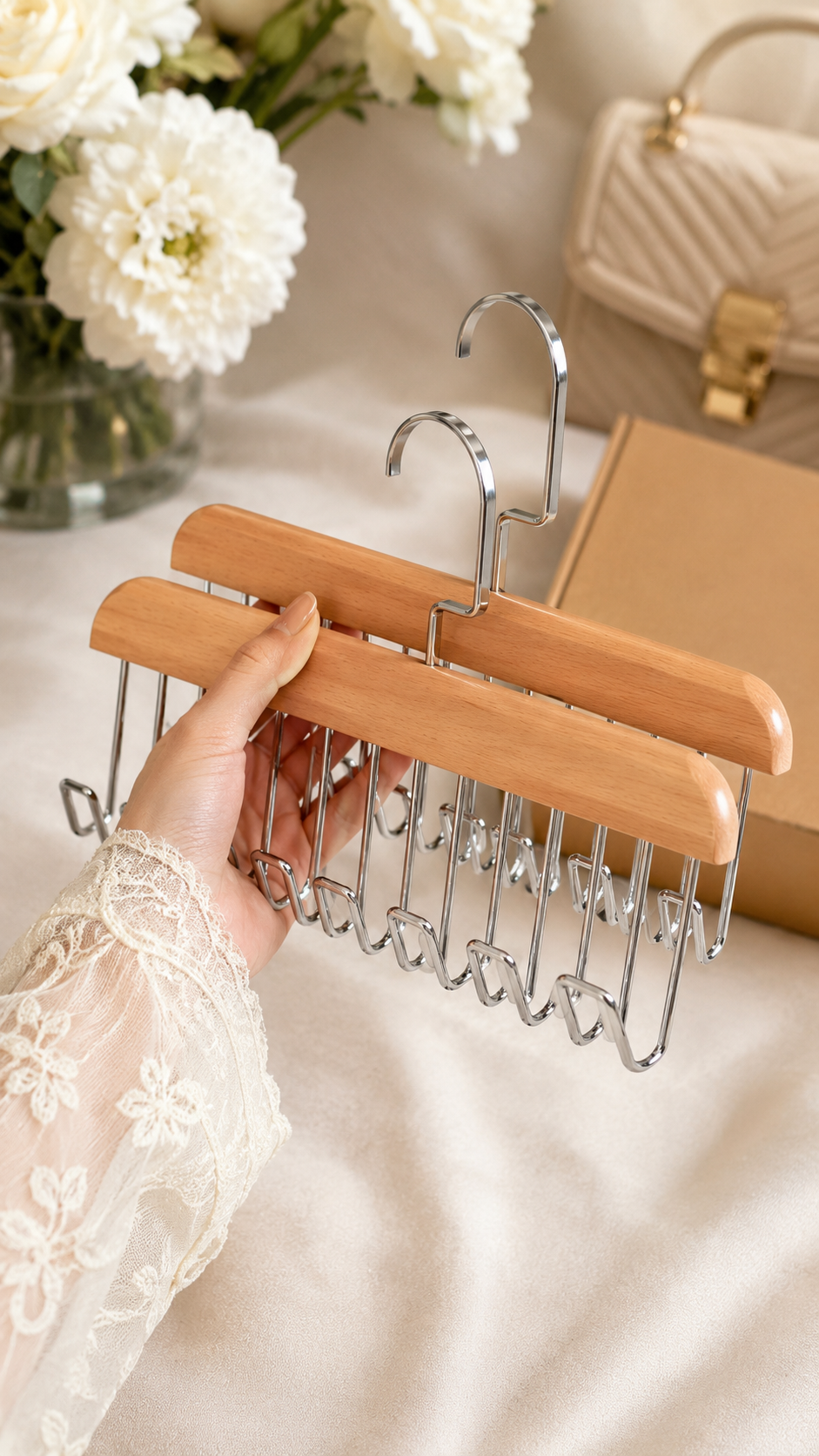 360° Rotating Belt & Tie Organizer
